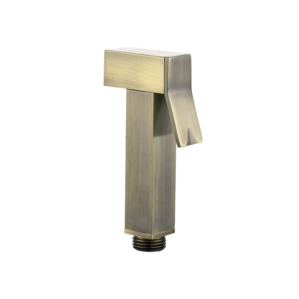 CML1001A  1/2”Elegant classical square antique brass bidet sprayer for bathroom