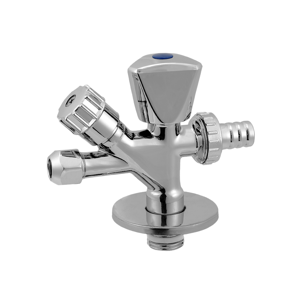 CML2405 Combination angle valve 1/2"x3/4"x10mm bathroom chromed brass