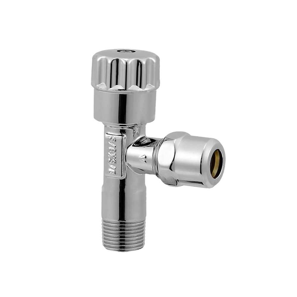 CML2428 Quality-satisfied bathroom brass angle valve R3/8"x10mm Chromed