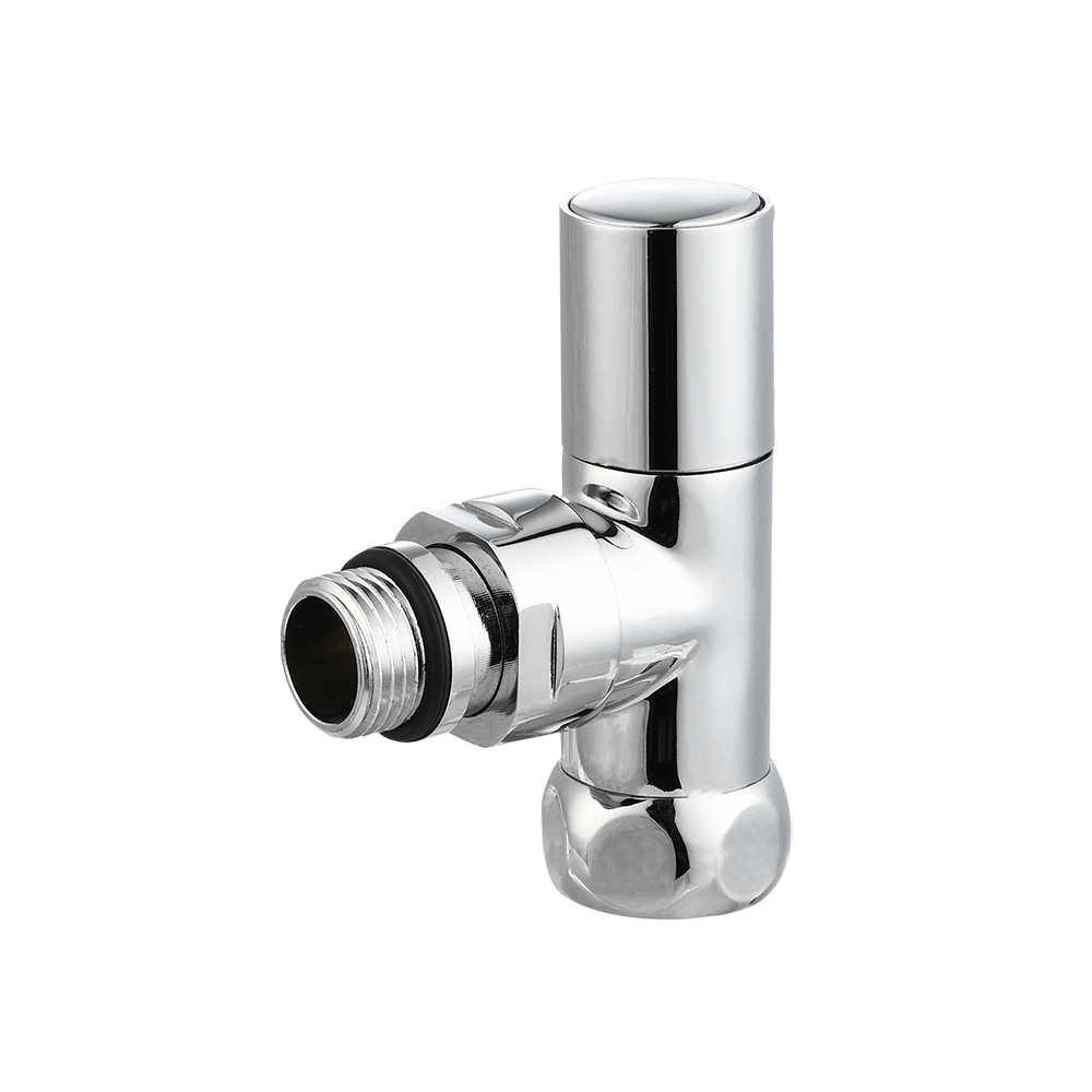 CML2447 Performance brass angle valve chrome bathroom towel rail valve 3/4"Fx1/2"