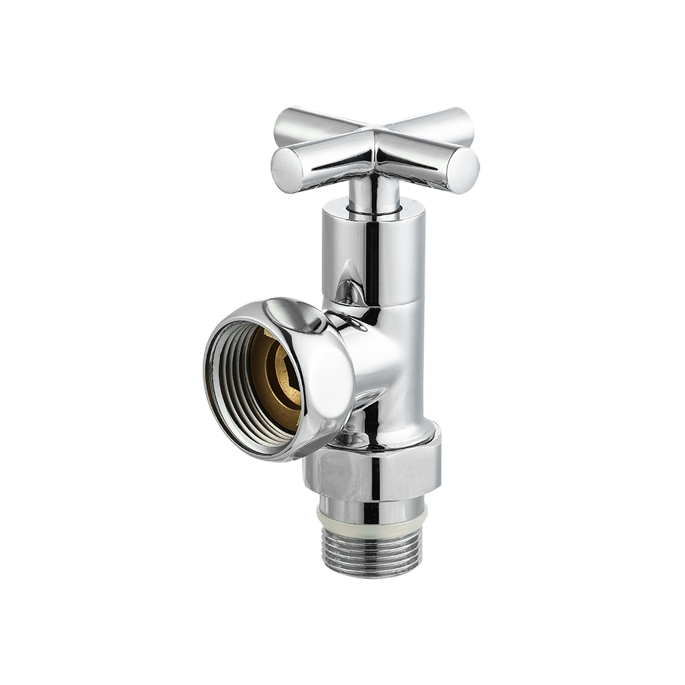 CML2455 Beautiful angle valve 3/4"x1"F chrome-plated brass angle valve for bathroom towel rail