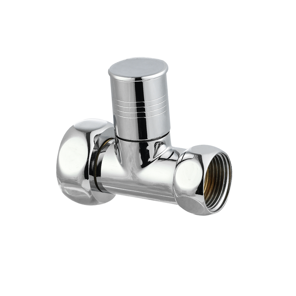 CML2458 Classical design brass angle valve 3/4"Fx1"F chrome-plated used on towel rail