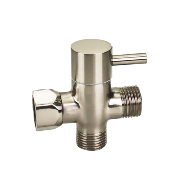 CML8013 G1/2" bathroom solid brass 3-way shower arm diverter valve for handshower brushed nickel