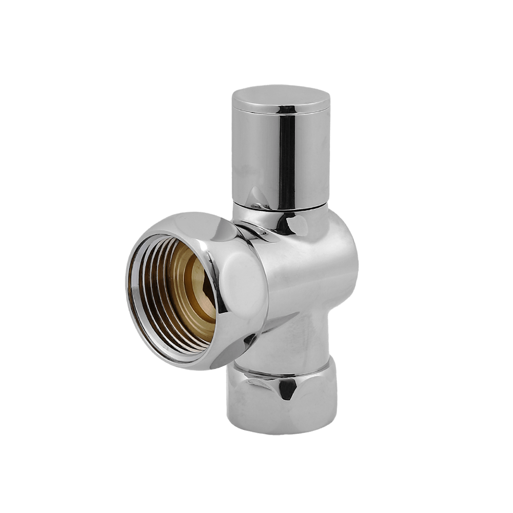 CML2461 Simple chromed brass angle valve 3/4"Fx1"F  for towel rail