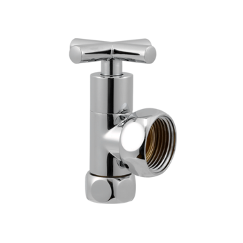 CML2408 Reliable bathroom chromed brass angle valve 1/2"Fx1"F
