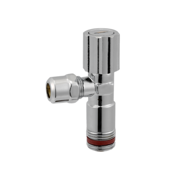 CML2429 Plumbing rustproof slow open brass angle valve R1/2"x10mm Chromed