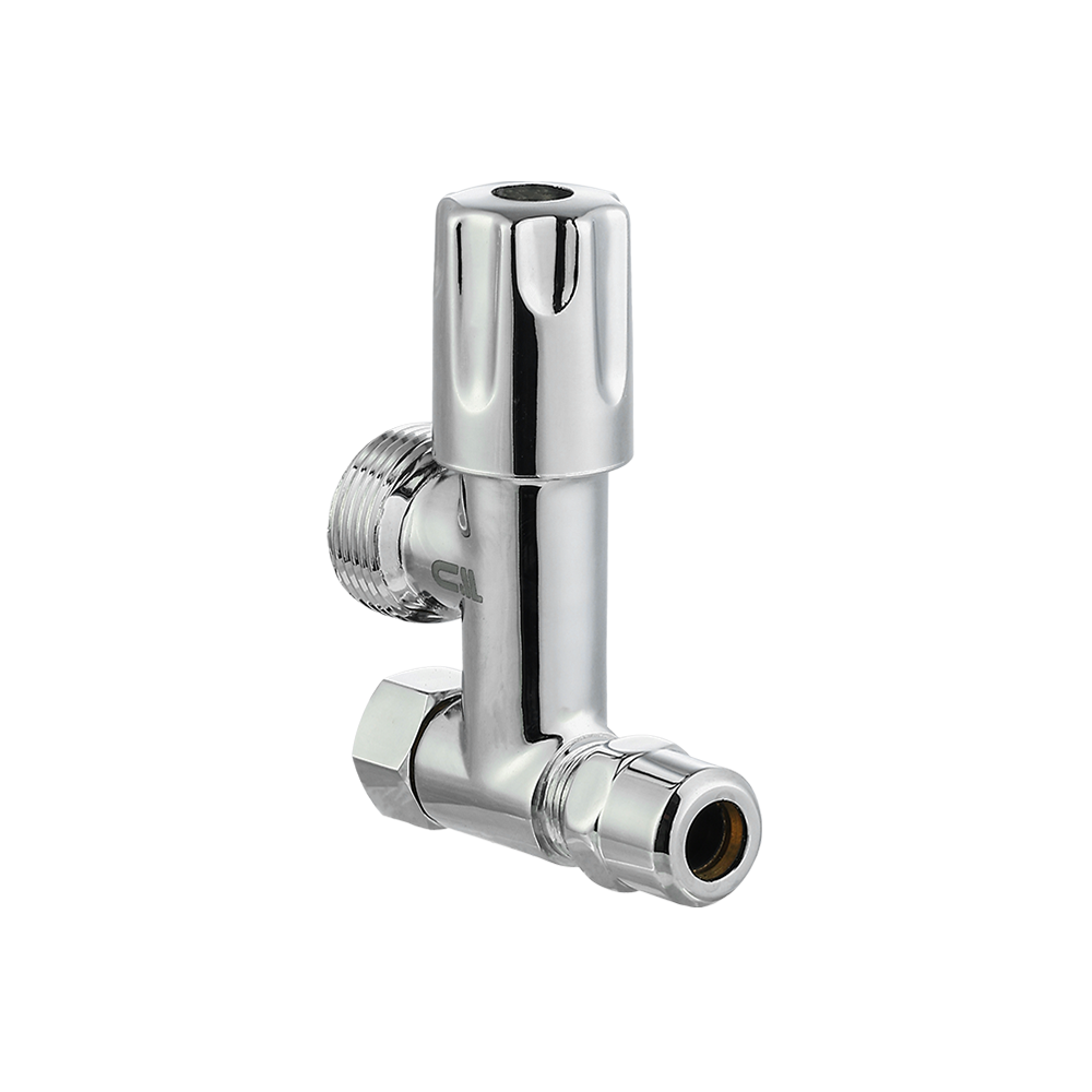 CML2433 Leak-free plumbing brass angle valve G3/8"FxG3/4"x10mm chrome coated