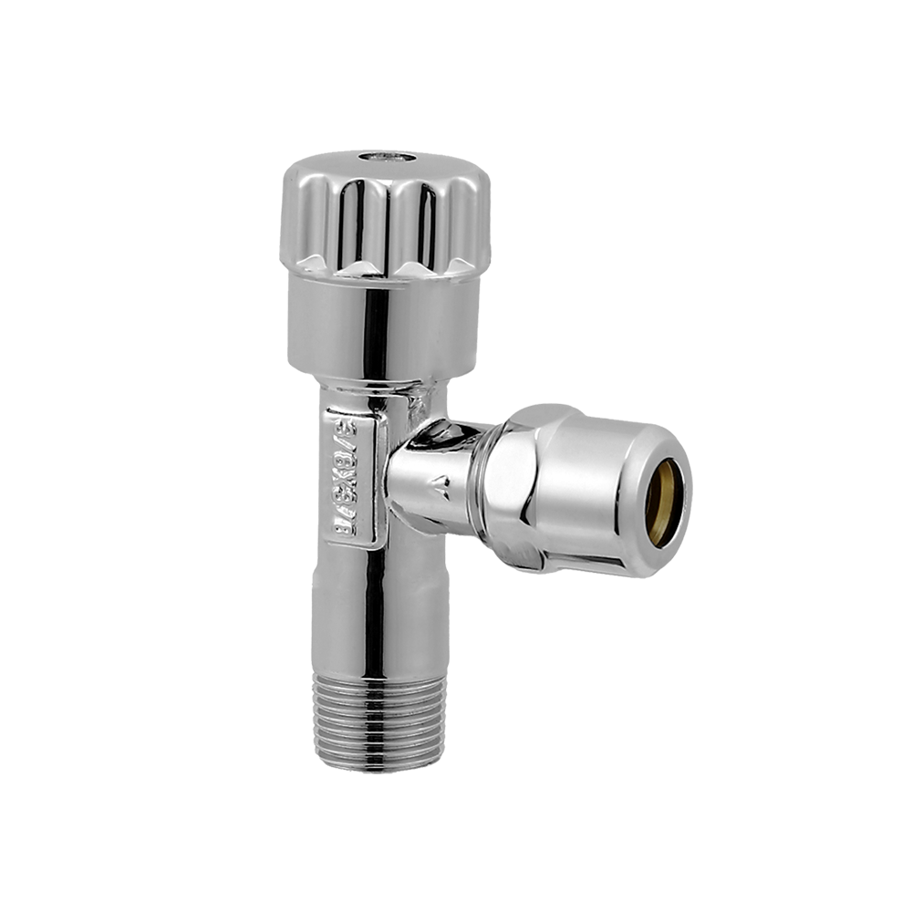 CML2428 Quality-satisfied bathroom brass angle valve R3/8"x10mm Chromed