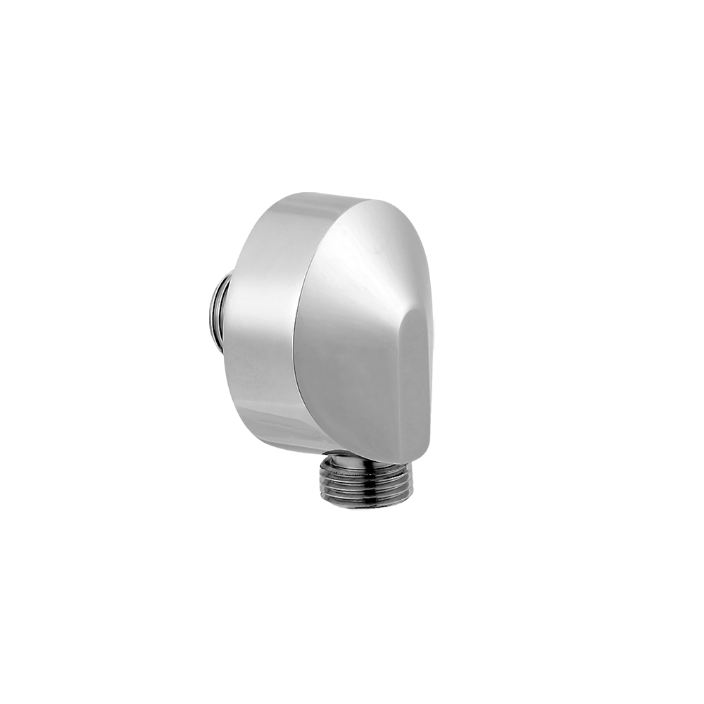CML8014 Wall supply elbow chrome plated brass round wall mount shower hose connector accessories G1/2Inch water outlet for shower
