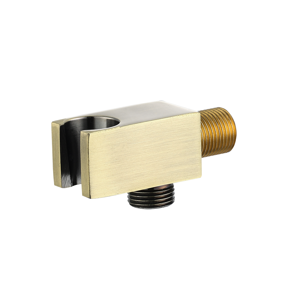 CML802406 Soild brass handheld shower spray head holder bracket wall mount for bathroom hand sprayer wand poilsh chrome/antique brass 1/2"