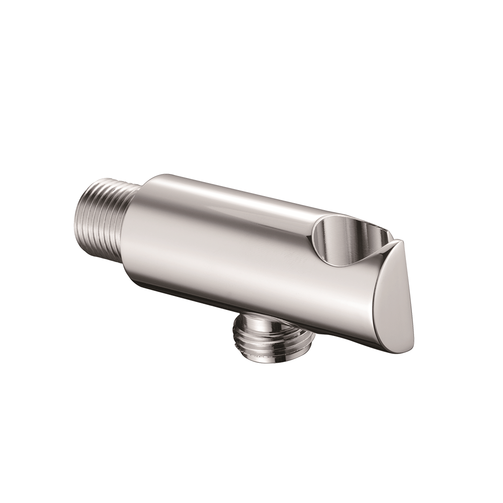 CML802410 Solid brass chrome shower head holder handheld shower spray bracket wall mount bidet sprayer holder concealed show accessory 1/2"