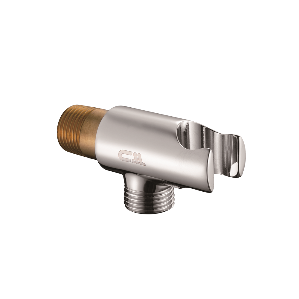 CML802419 Bathroom accessories soild brass handheld shower spray head holder bracket wall mount for bathroom bidet sprayer ,chrome,1/2"