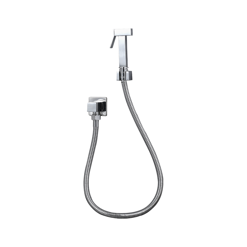 CML8115 Handheld toilet bidet sprayer set kit brass hand bidet faucet for bathroom sprayer shower head cleaning chrome plated 1/2"