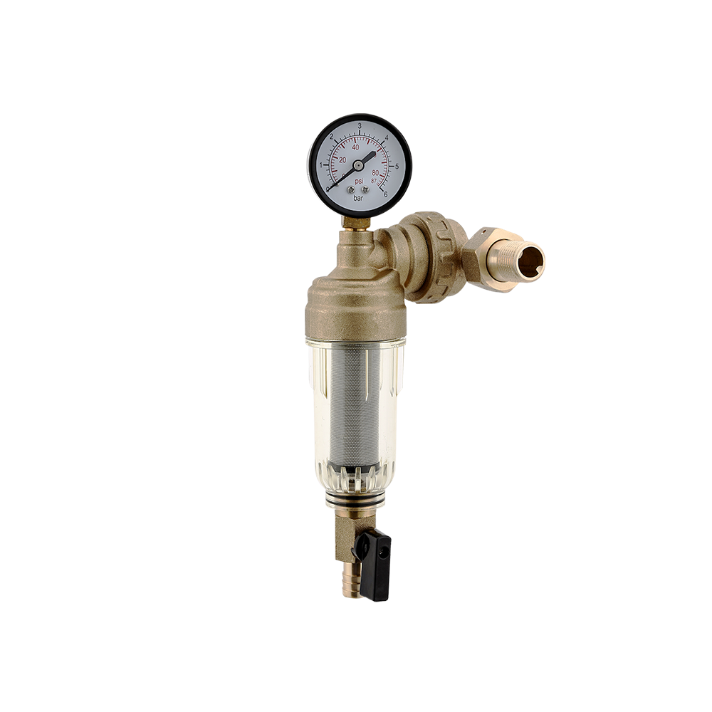 CML9903 High-efficiency filtration pre-filter tap water household whole house central 3T large flow pipe brass filter 1/2"x1/2"  3/4"x3/4"