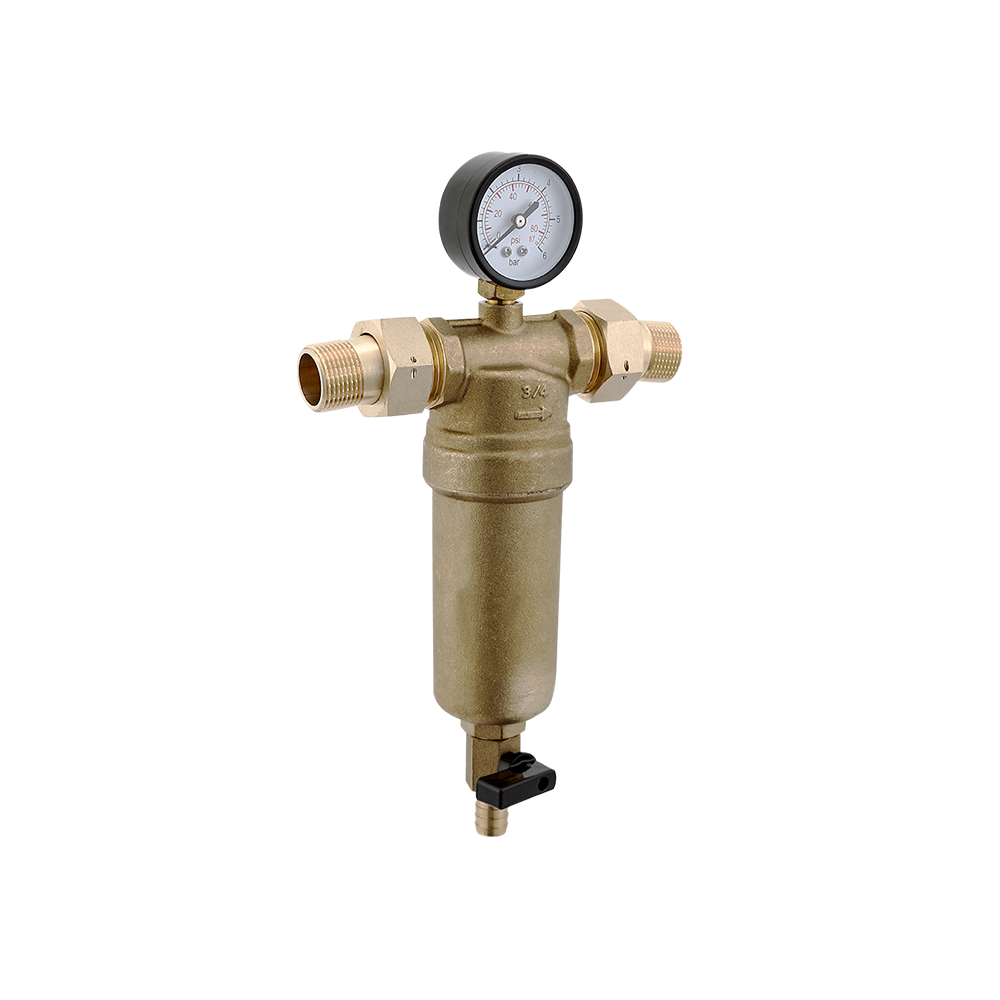 CML9907A High quality pre filter whole house sediment water filter 40 Micron  3/4"  1" pure brass
