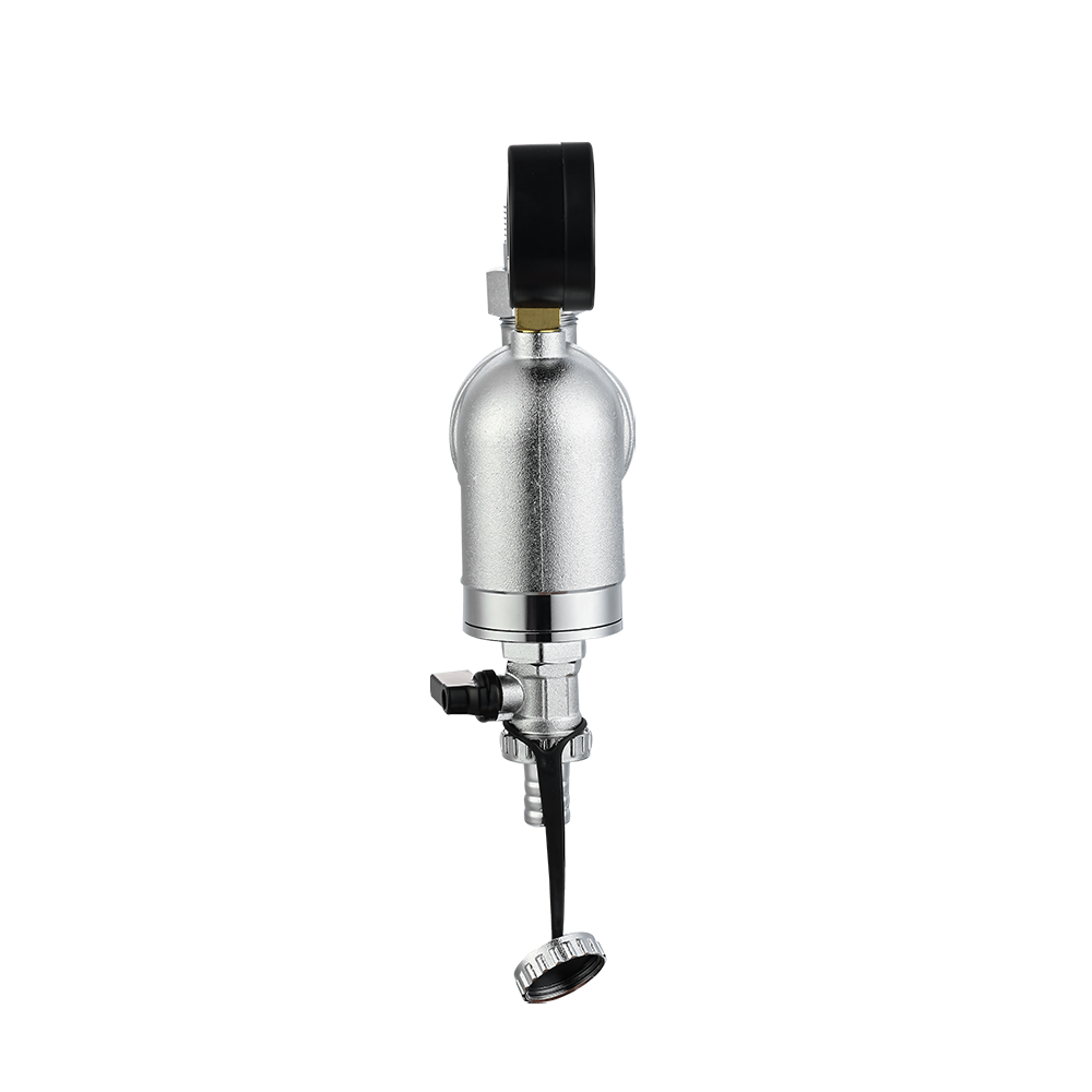 CML9913 Performance filtration pre-filter tap water household whole house central brass filter 1/2"x1/2" chrome plated with/without gauge