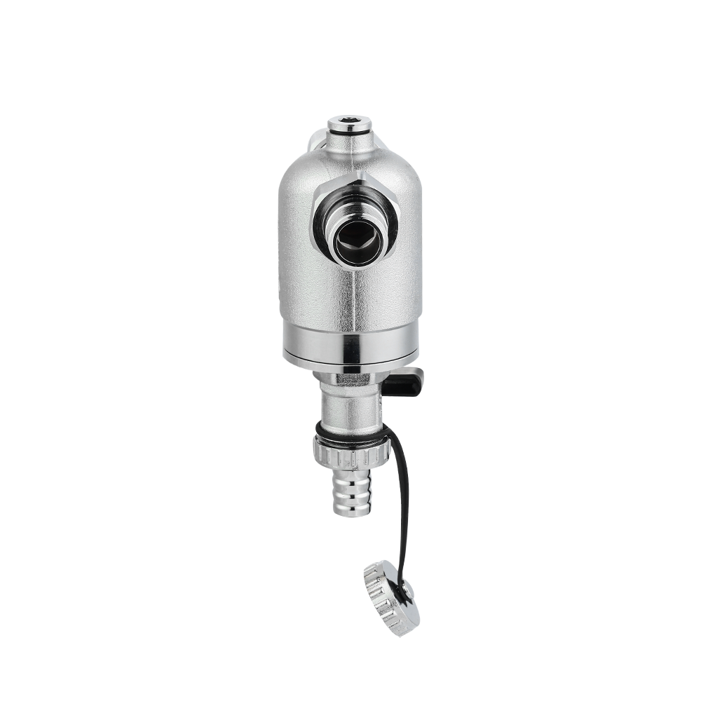 CML9914 Heat-resistance, pre-filter hot water filter whole brass purifier system stainless steel mesh prefilter with gauge hot water 1/2"x1/2" chrome