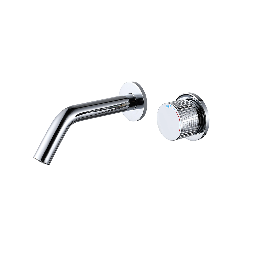 CML30160015 Wall Mounted Faucet Bathroom Sink Polished Chrome Bathroom Faucet