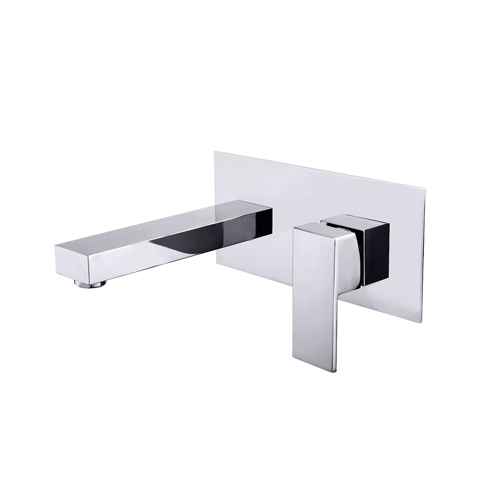 CML30200015 Wall Mount Bathroom Faucet Simple Life Bathroom Sink Faucet in Chrome